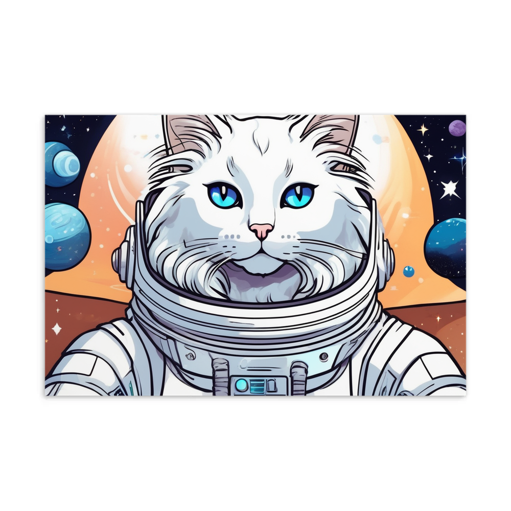 PugMug Custom White Ragdoll Cat Postcard