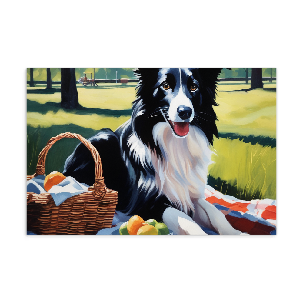 PugMug Custom Border Collie Postcard