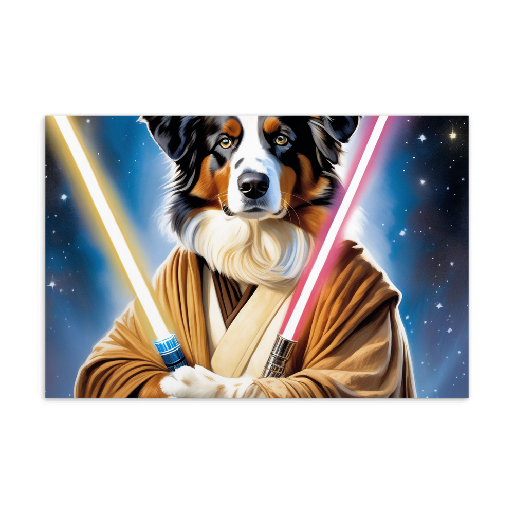 PugMug Custom Australian Shepherd Dog Postcard