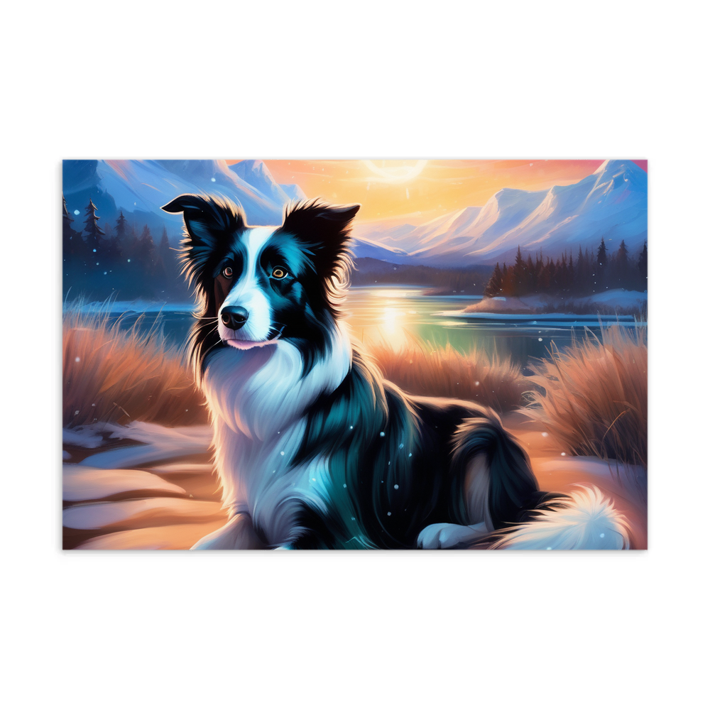 PugMug Custom Border Collie Postcard