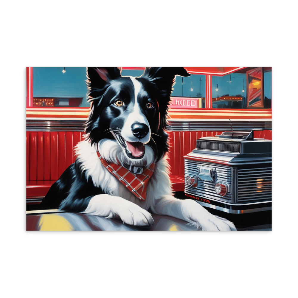 PugMug Custom Border Collie Postcard
