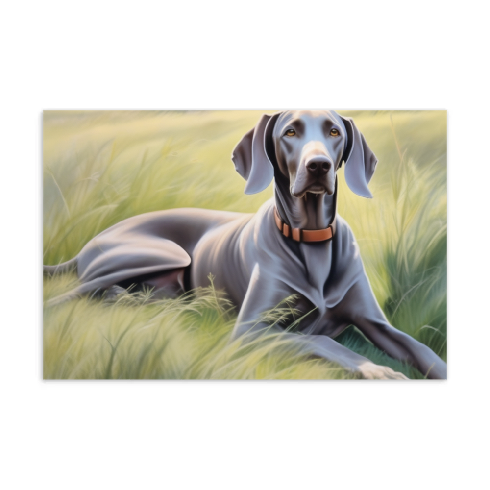 PugMug Custom Weimaraner Postcard