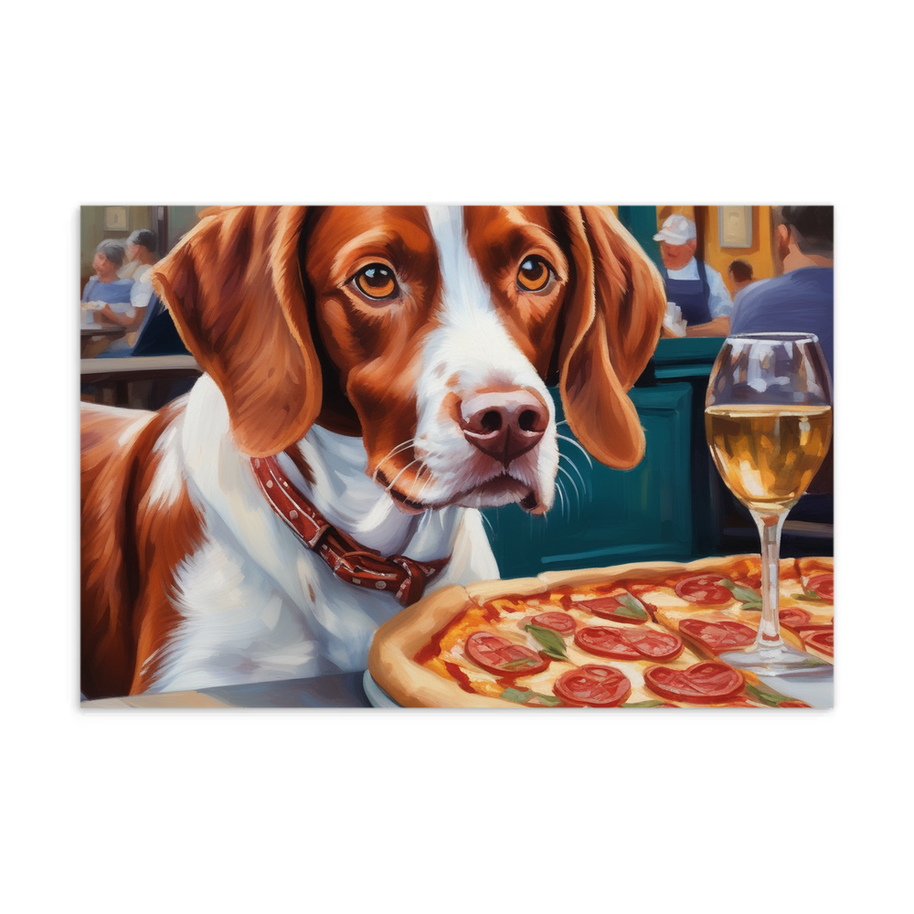 PugMug Custom Brittany Dog Postcard