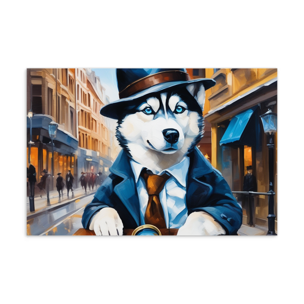 PugMug Custom Siberian Husky Postcard