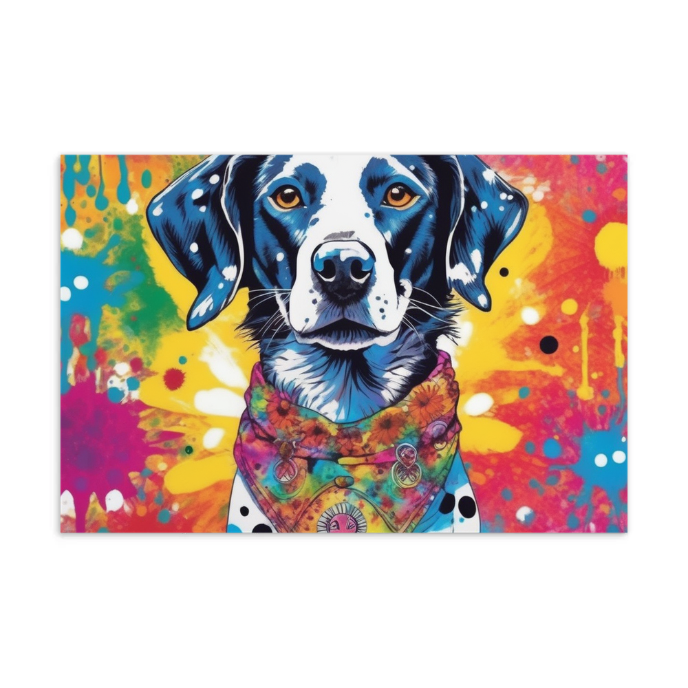 PugMug Custom Pointer Dog Postcard