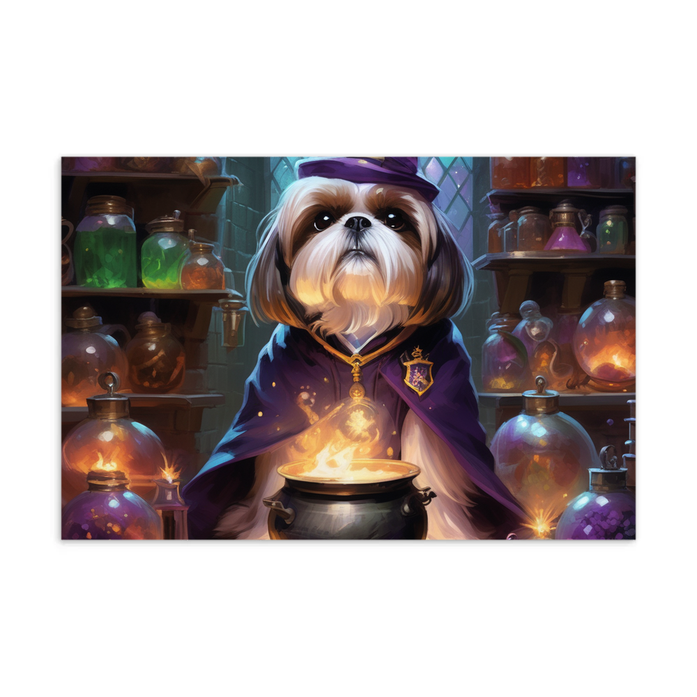 PugMug Custom Shih Tzu Postcard