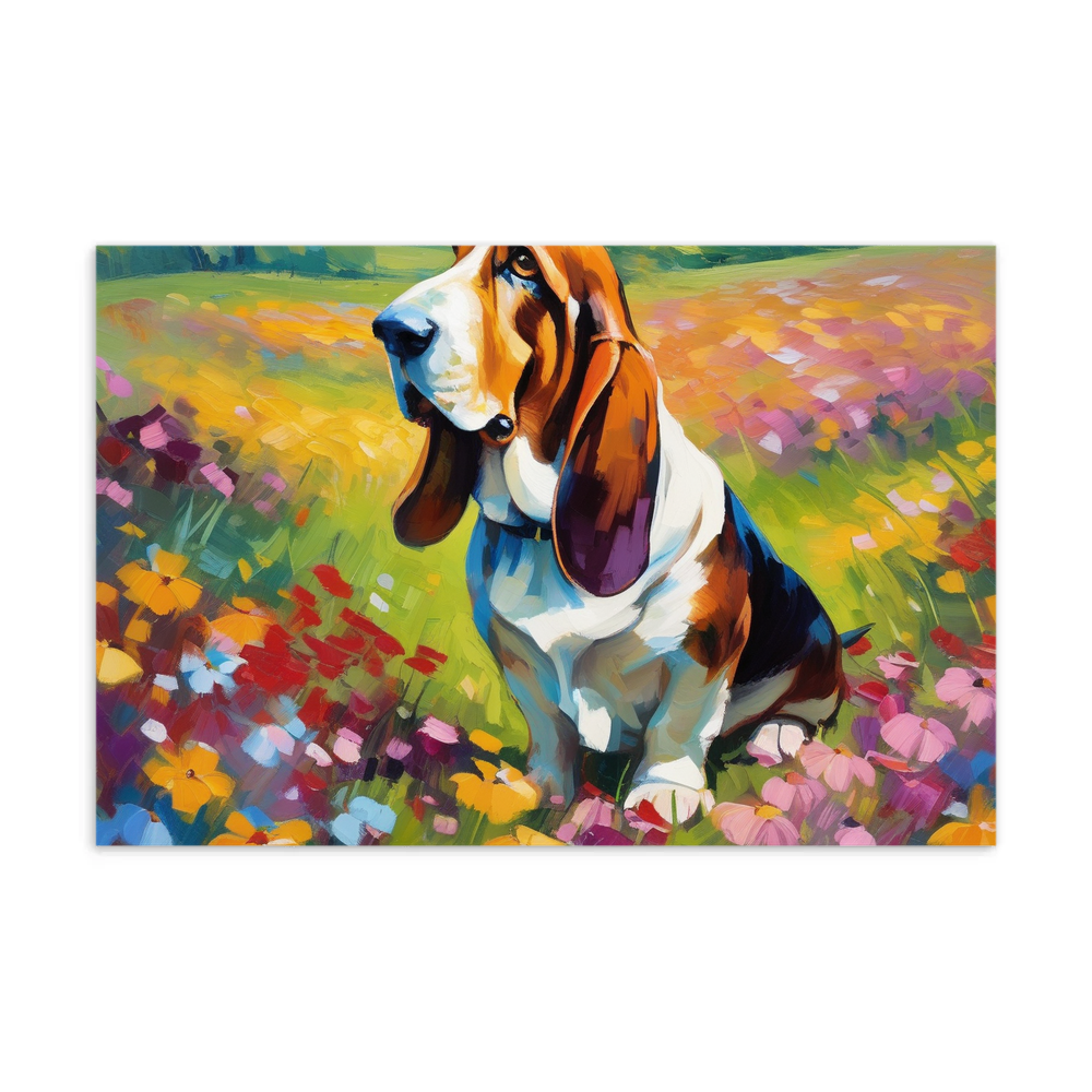 PugMug Custom Basset Hound Postcard