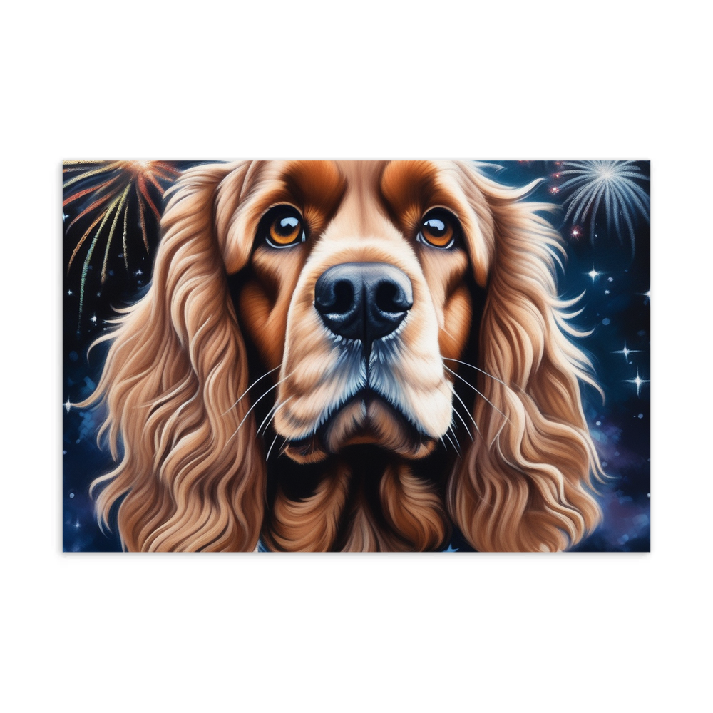 PugMug Custom Cocker Spaniel Postcard