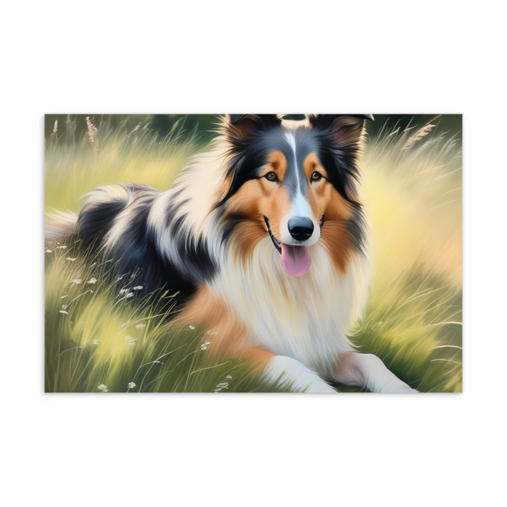 PugMug Custom Collie Postcard