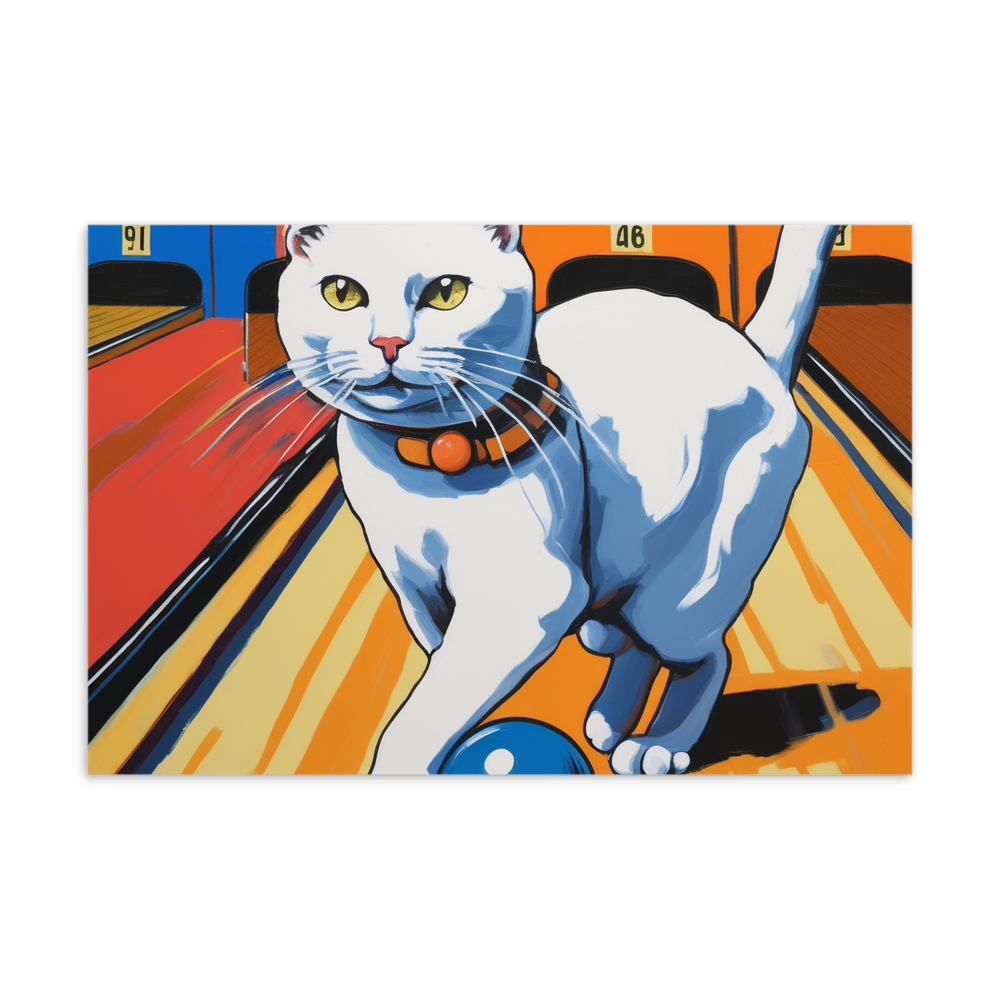 PugMug Custom White Companion Cat Postcard