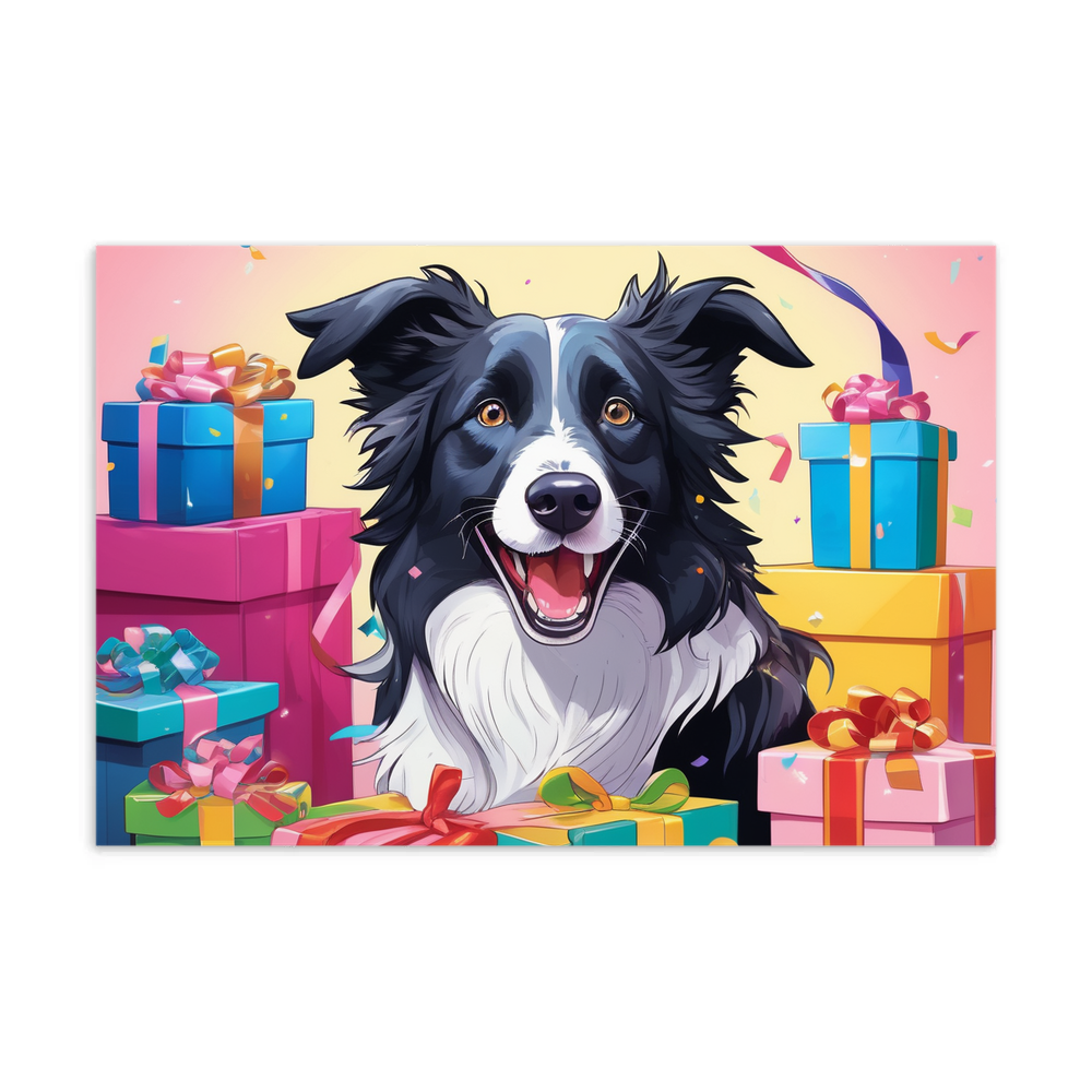 PugMug Custom Border Collie Postcard