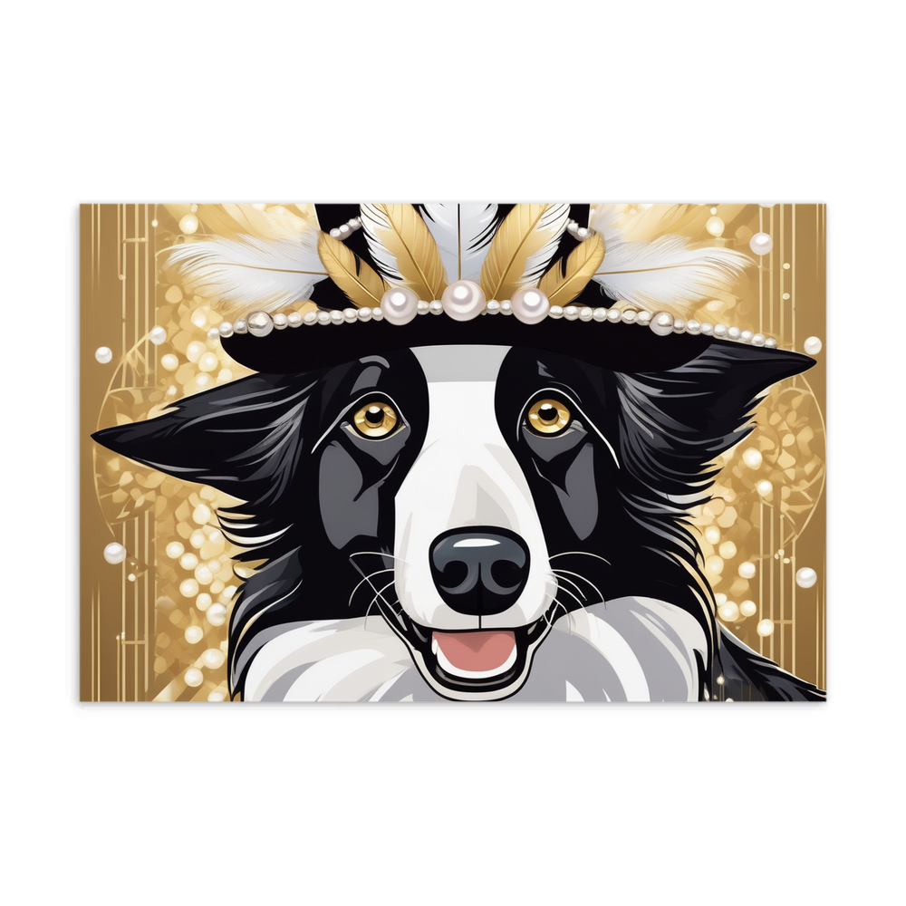 PugMug Custom Border Collie Postcard