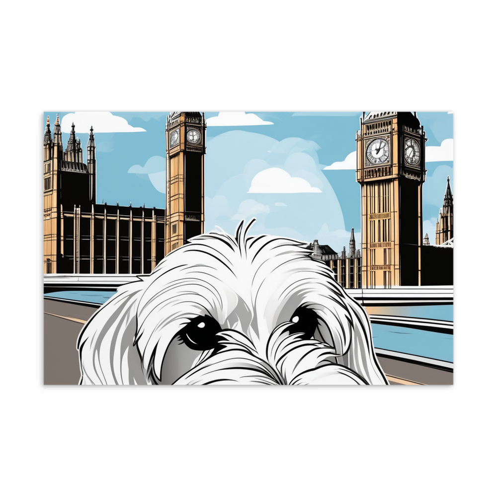 PugMug Custom Maltese Dog Postcard