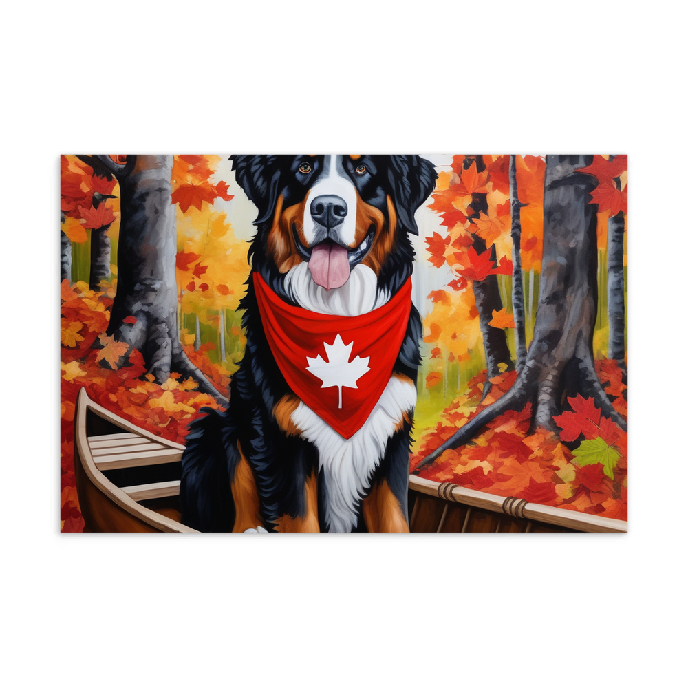 PugMug Custom Bernese Mountain Dog Postcard