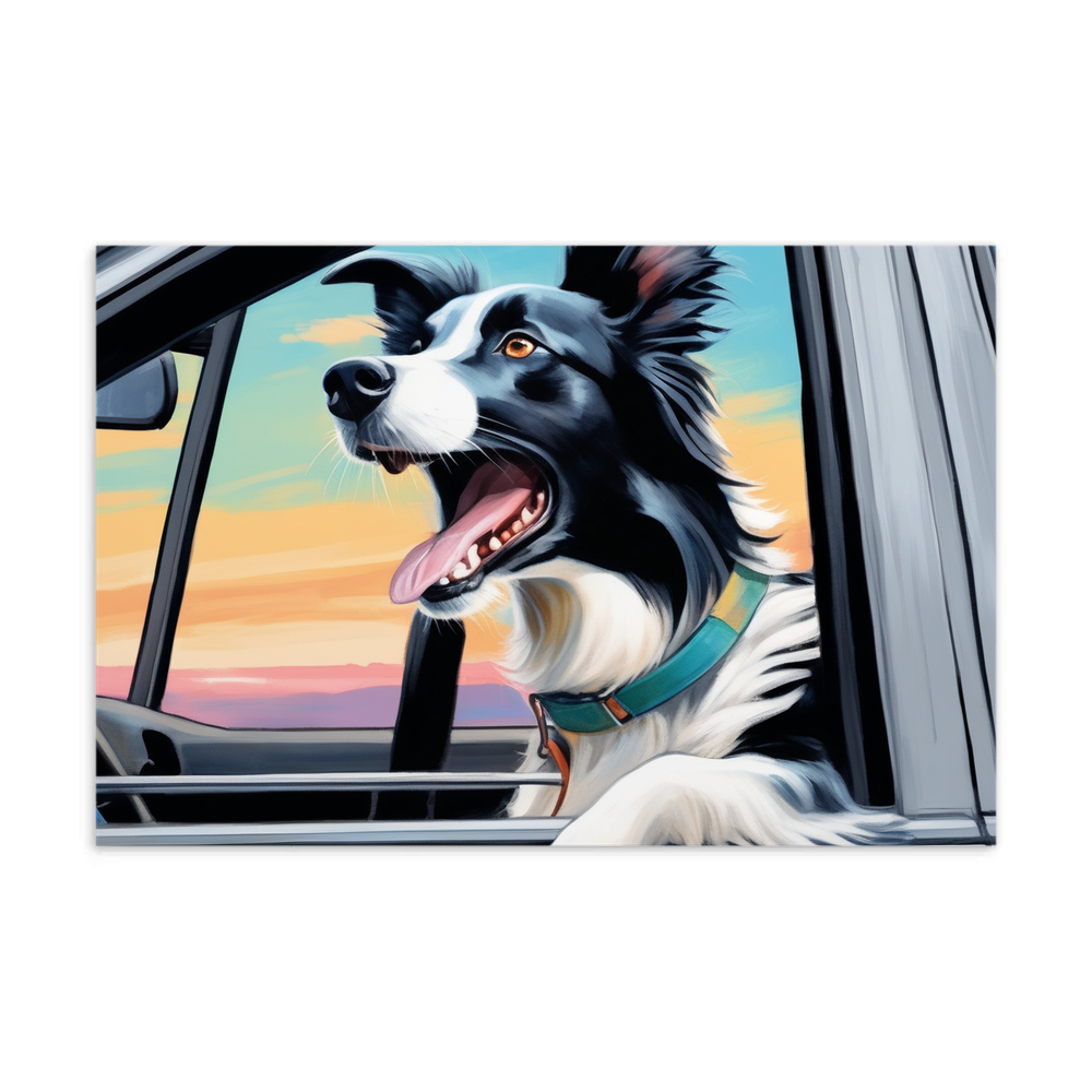 PugMug Custom Border Collie Postcard