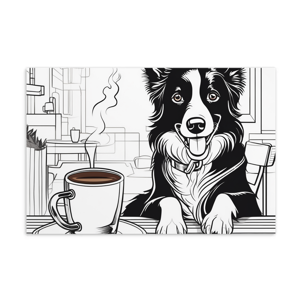 PugMug Custom Border Collie Postcard