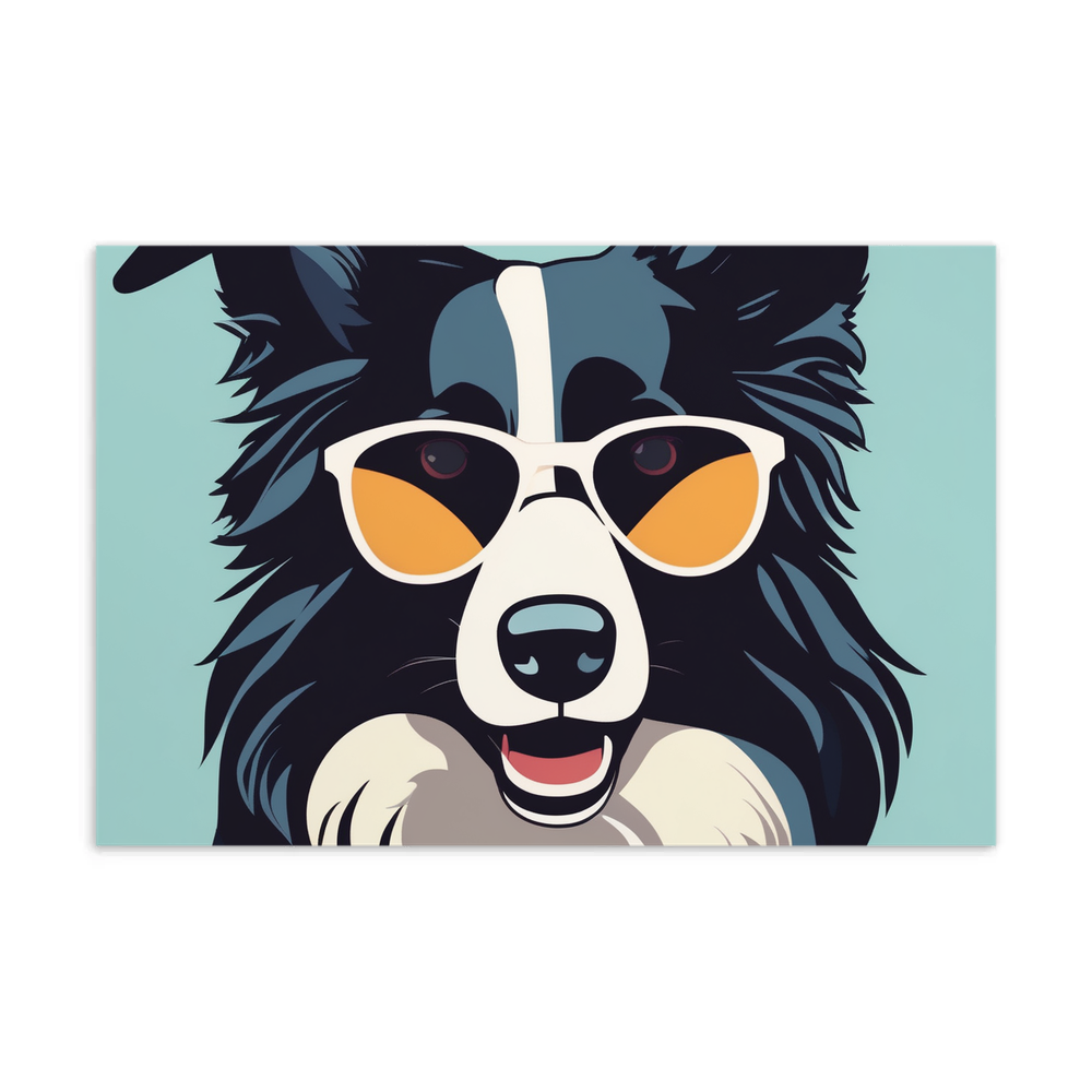 PugMug Custom Border Collie Postcard