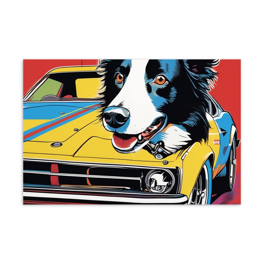 PugMug Custom Border Collie Postcard