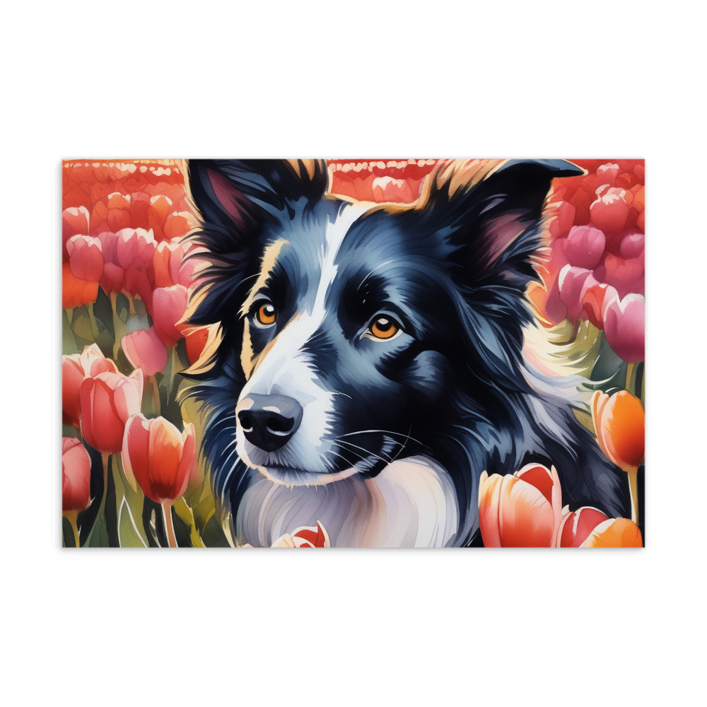 PugMug Custom Border Collie Postcard