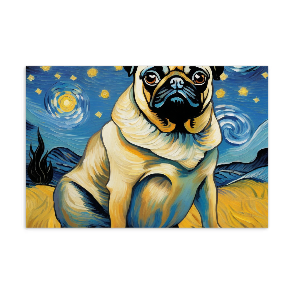 PugMug Custom Pug Postcard