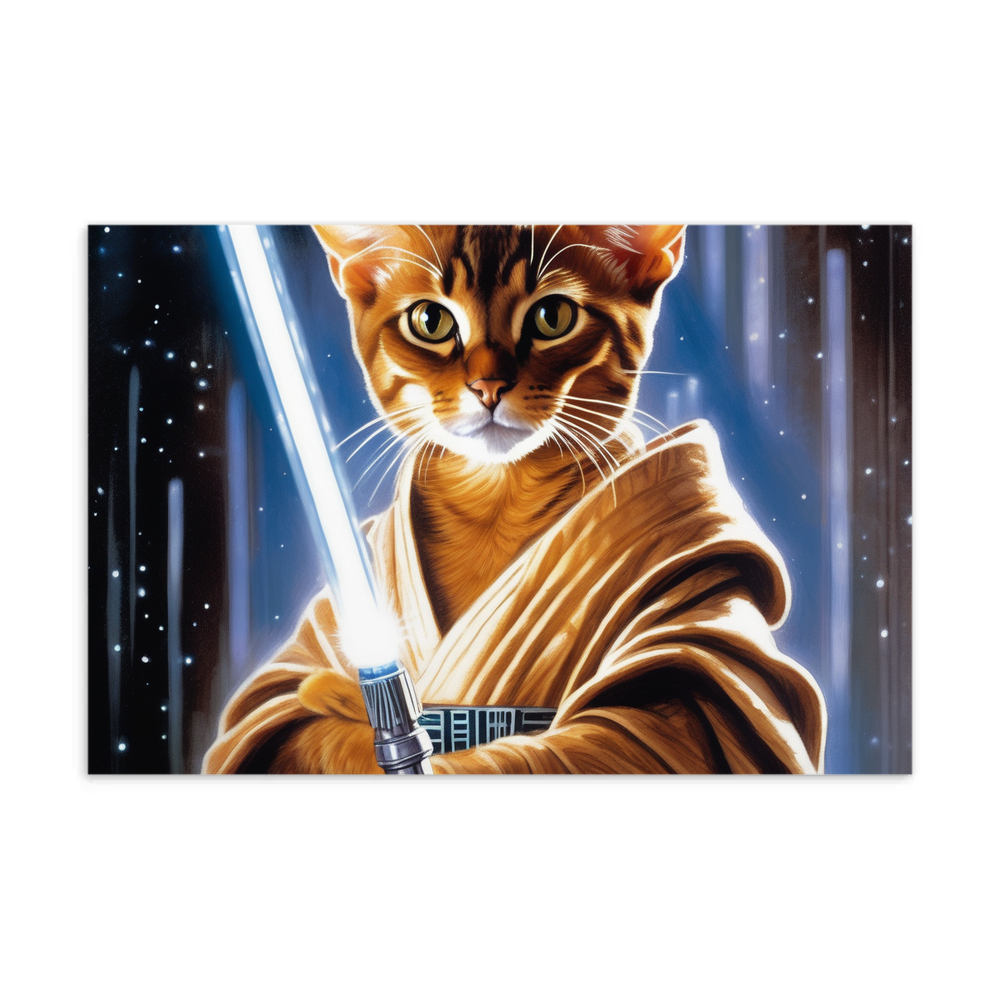 PugMug Custom Tabby Abyssinian Cat Postcard