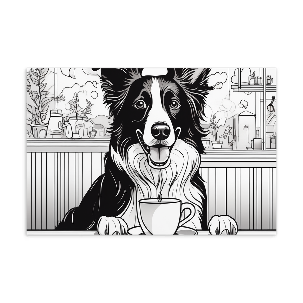 PugMug Custom Border Collie Postcard
