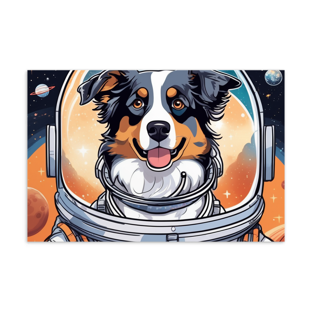 PugMug Custom Australian Shepherd Dog Postcard