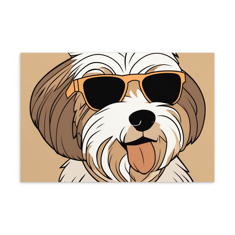 PugMug Custom Tan Havanese Dog Postcard
