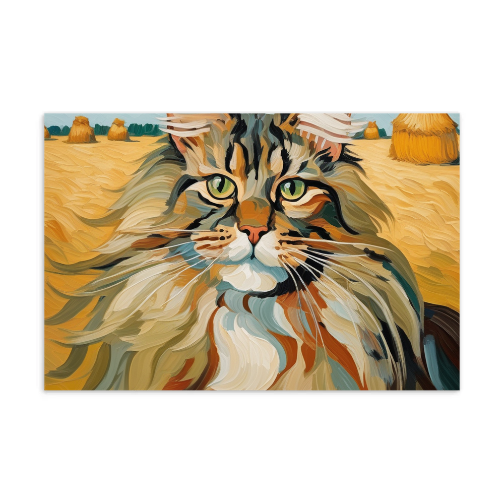 PugMug Custom Tabby Maine Coon Cat Postcard