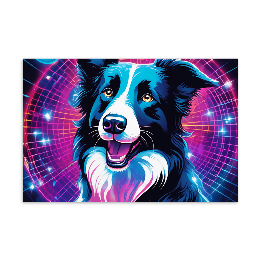 PugMug Custom Border Collie Postcard