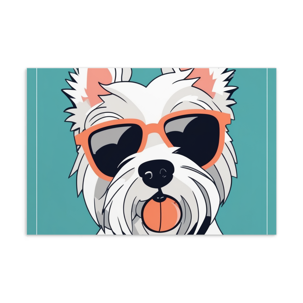 PugMug Custom West Highland White Terrier Postcard