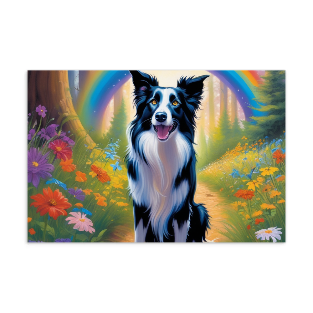 PugMug Custom Border Collie Postcard