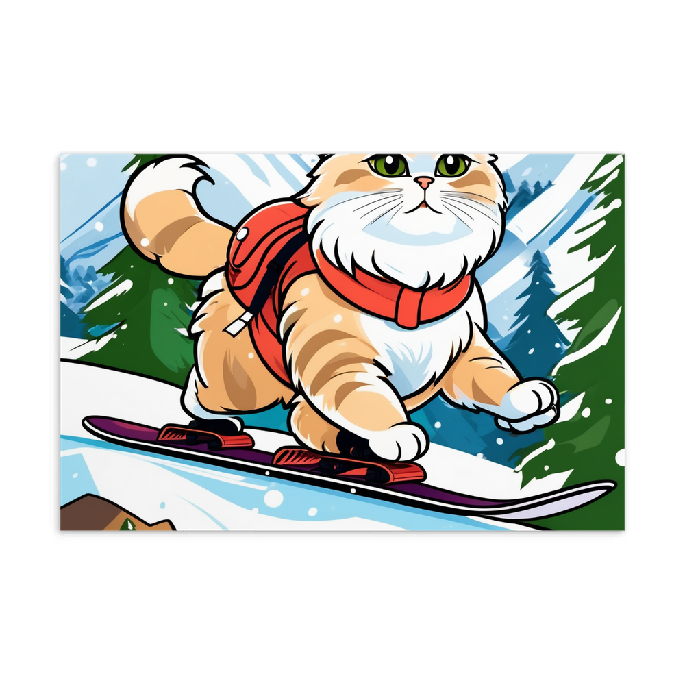 PugMug Custom Tabby Persian Cat Postcard