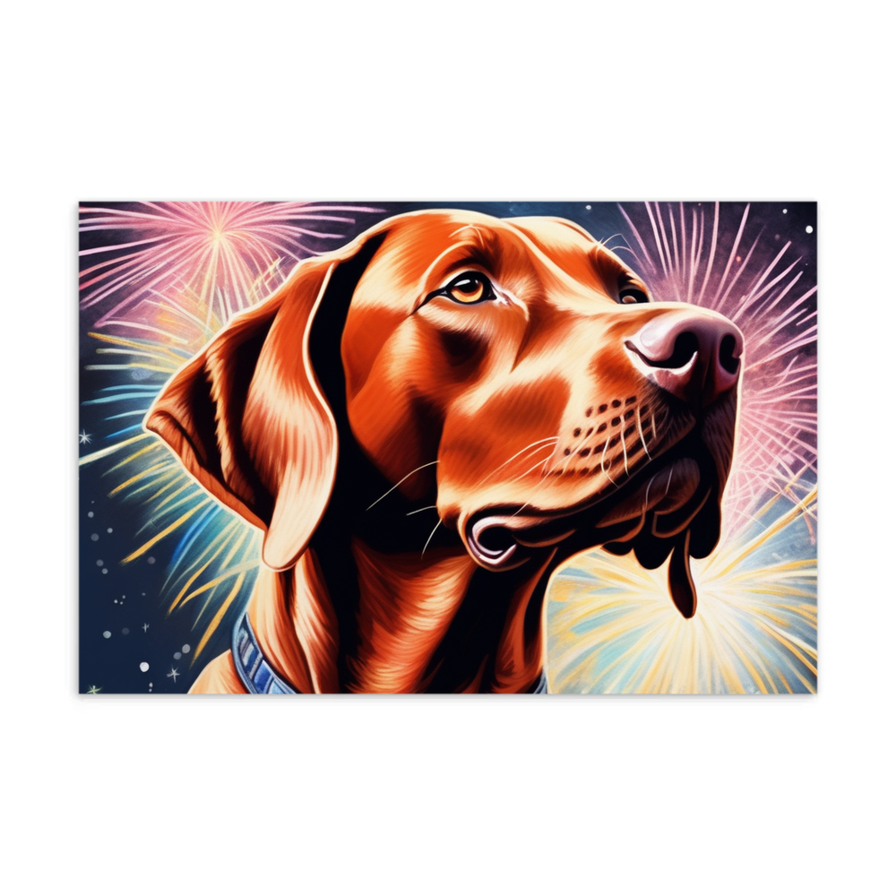 PugMug Custom Vizsla Postcard