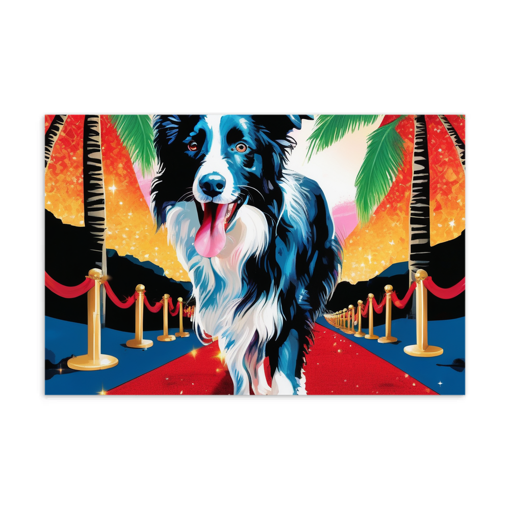 PugMug Custom Border Collie Postcard