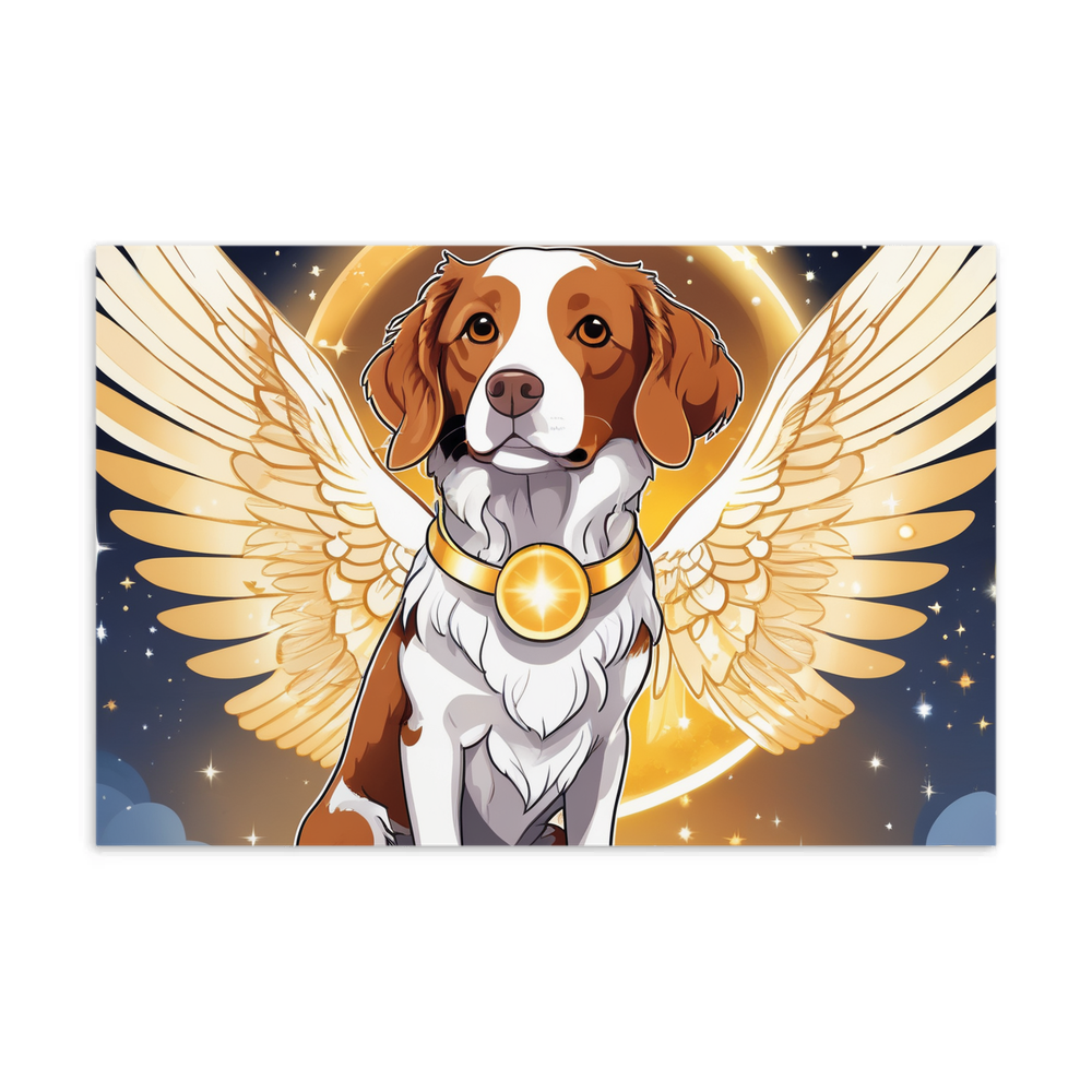 PugMug Custom Brittany Dog Postcard