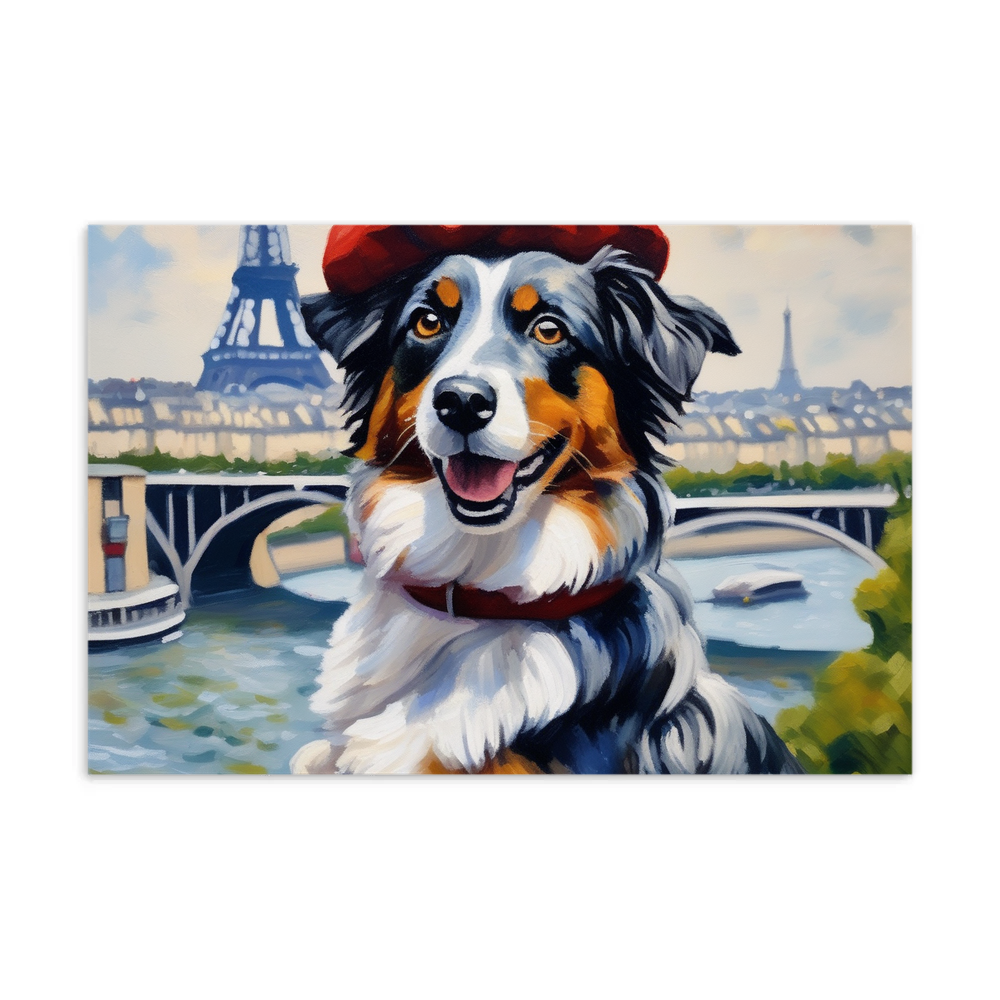 PugMug Custom Australian Shepherd Dog Postcard