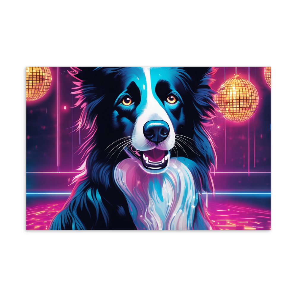 PugMug Custom Border Collie Postcard