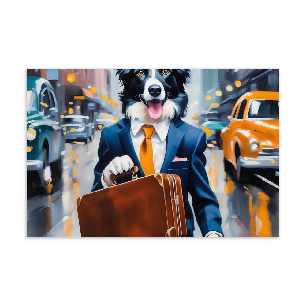 PugMug Custom Border Collie Postcard