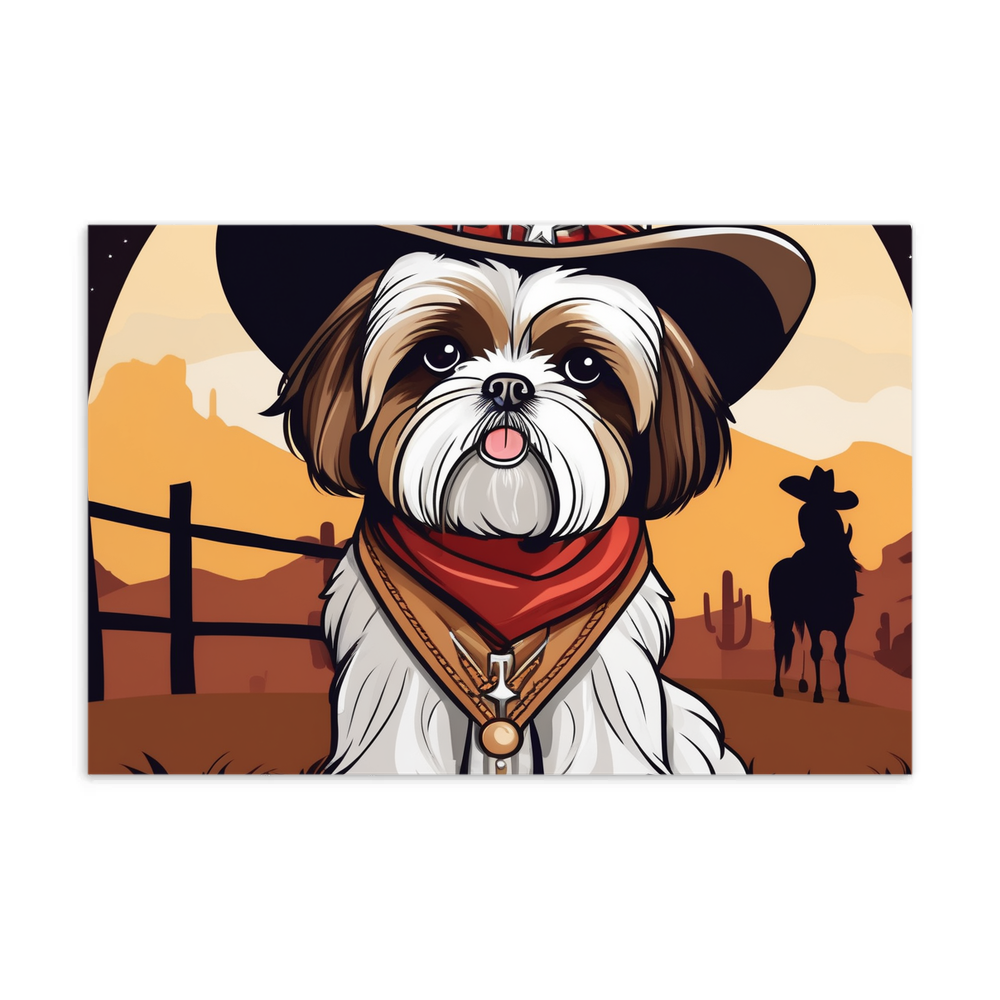 PugMug Custom Shih Tzu Postcard
