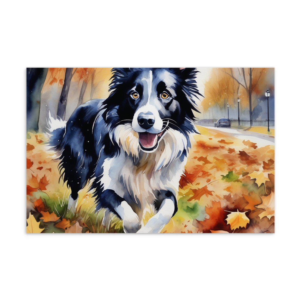 PugMug Custom Border Collie Postcard