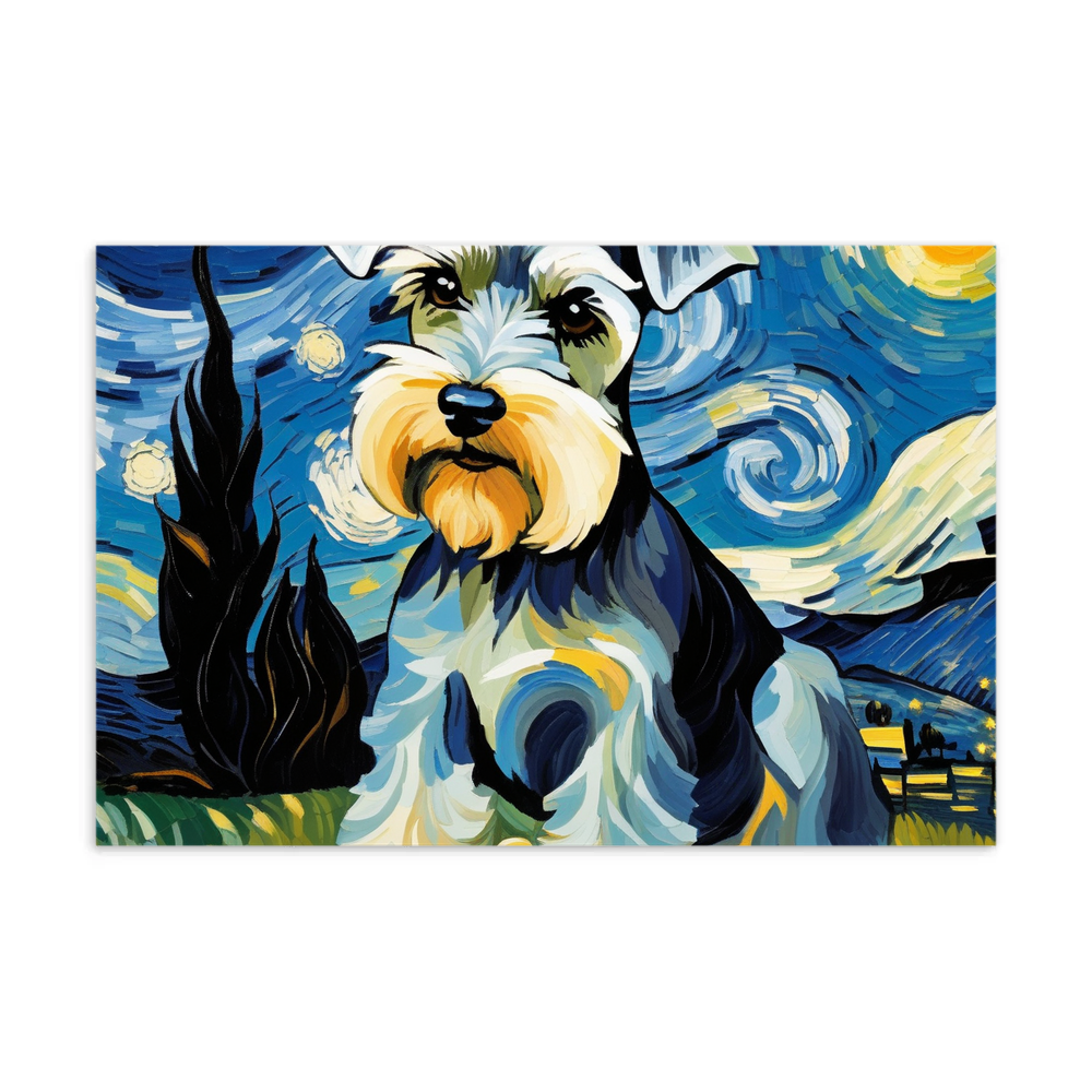 PugMug Custom Miniature Schnauzer Postcard