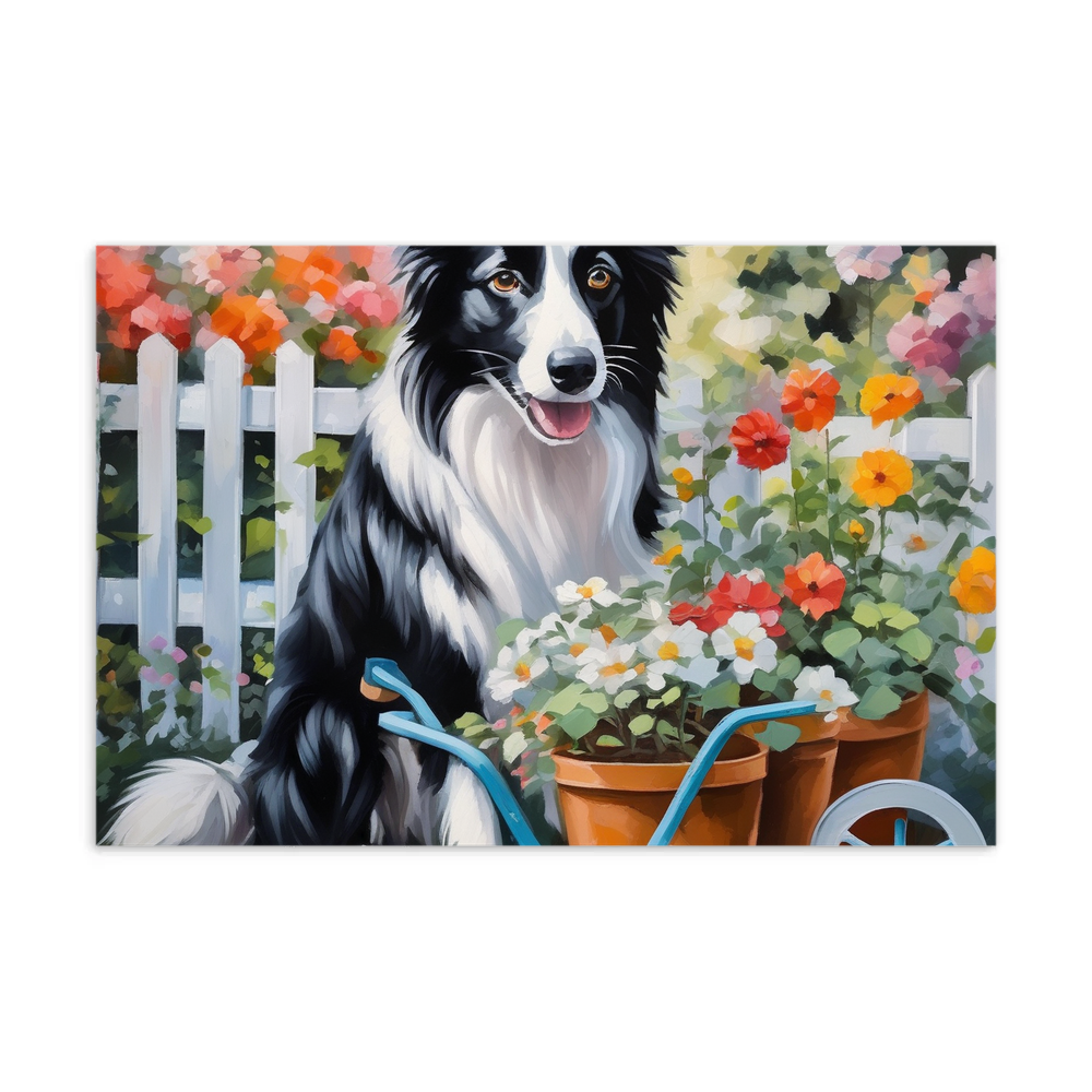PugMug Custom Border Collie Postcard