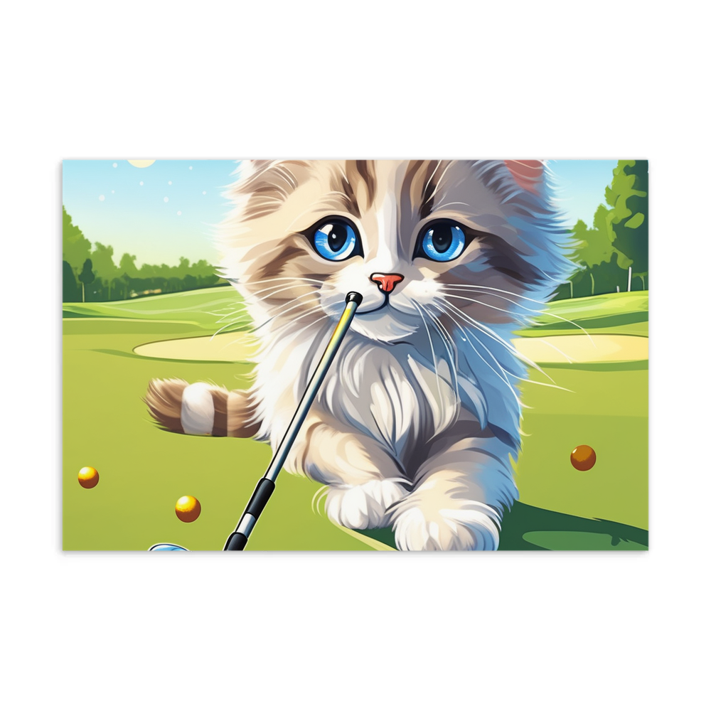 PugMug Custom Tabby Ragdoll Cat Postcard