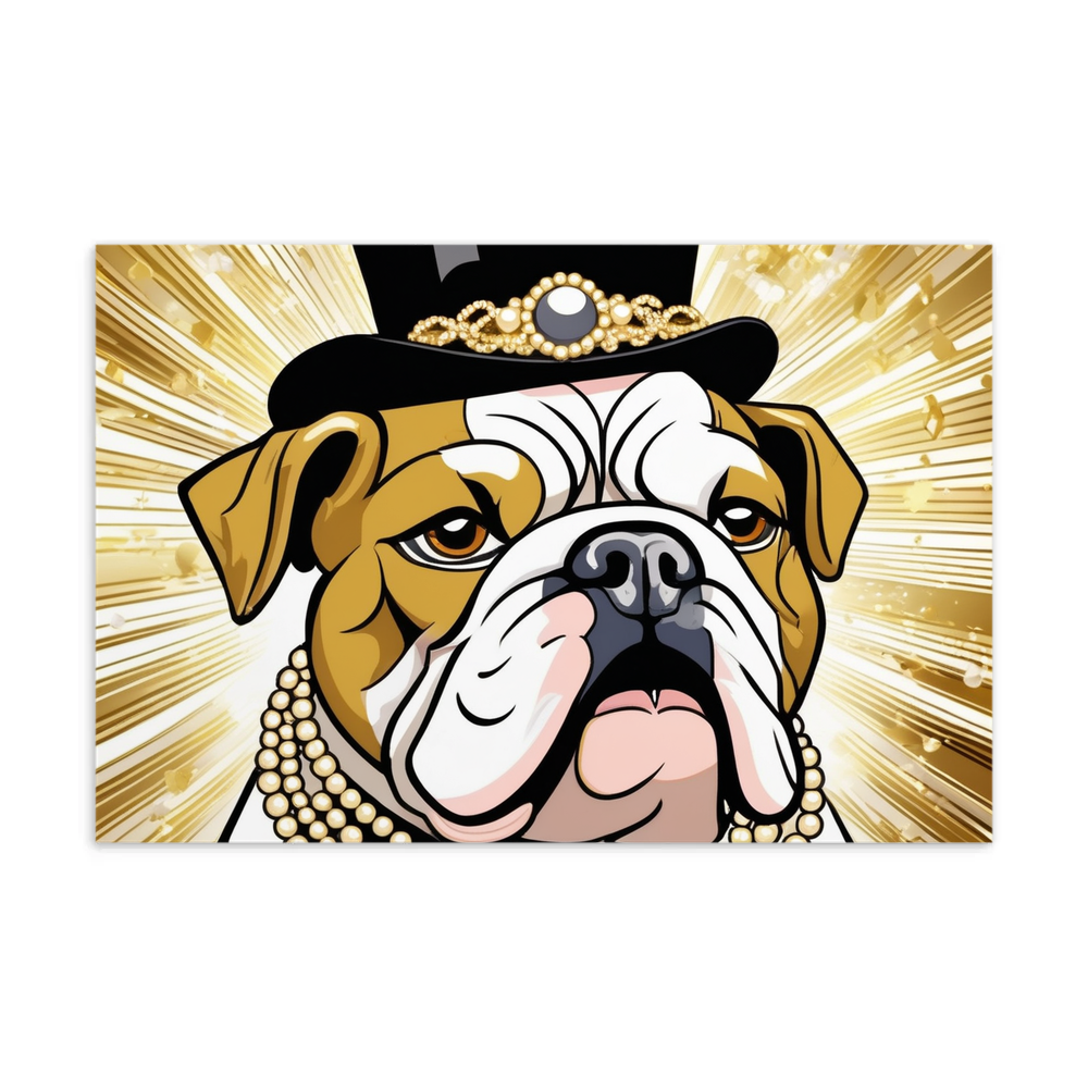 PugMug Custom Bulldog Postcard