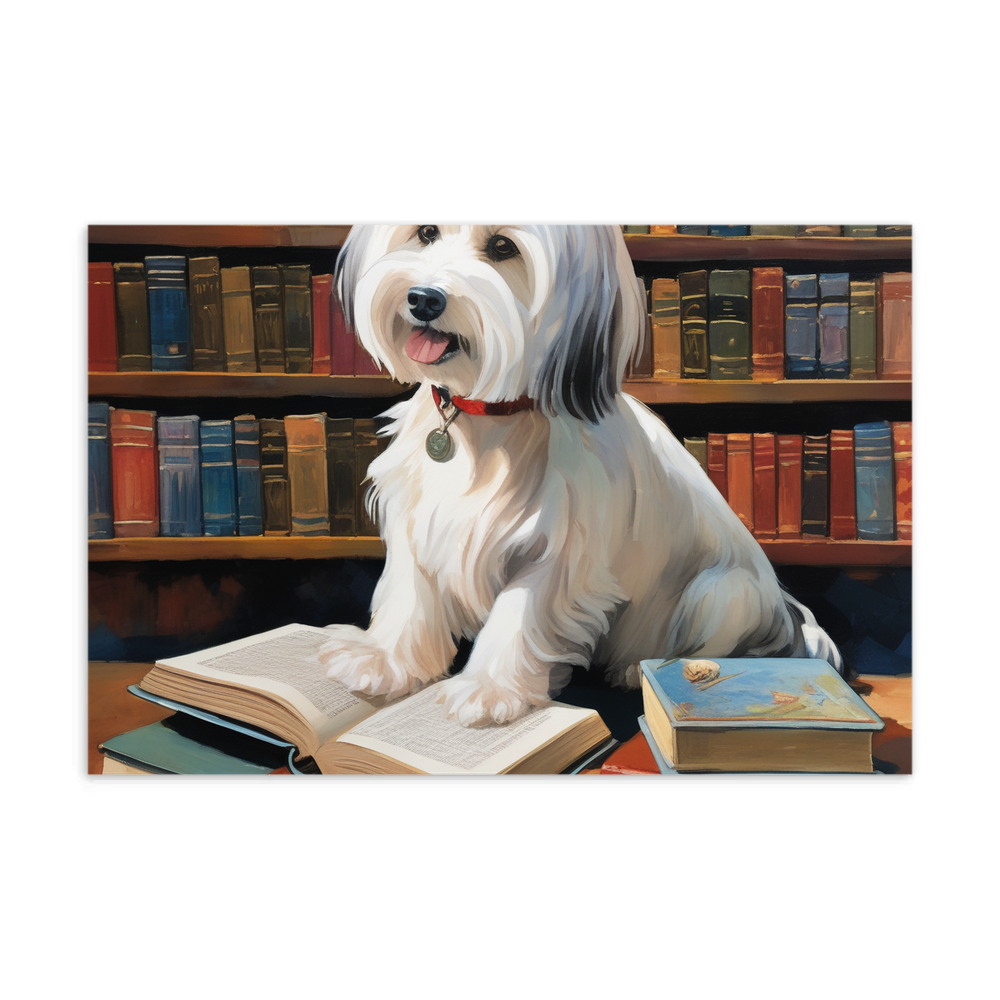 PugMug Custom White Havanese Dog Postcard