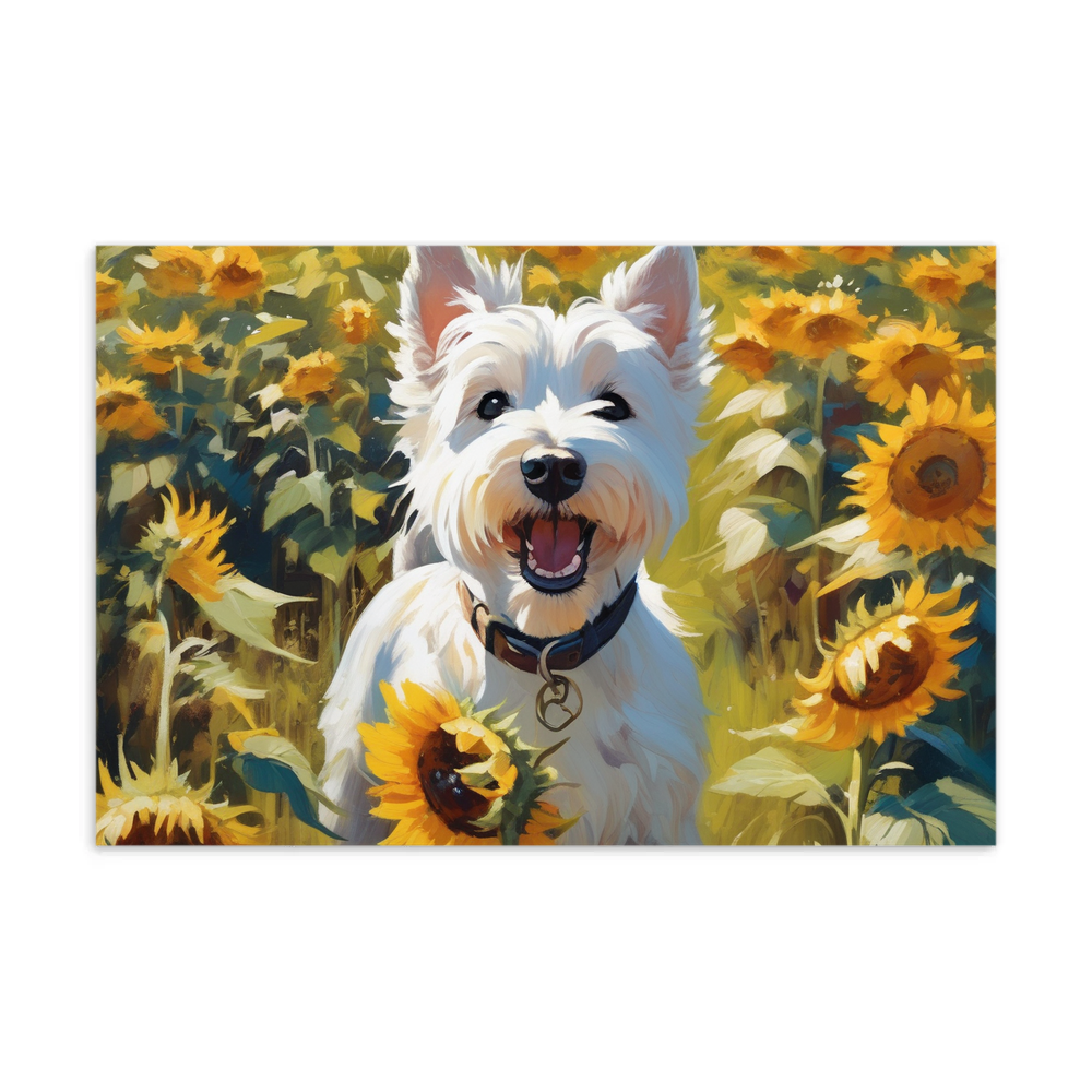 PugMug Custom West Highland White Terrier Postcard