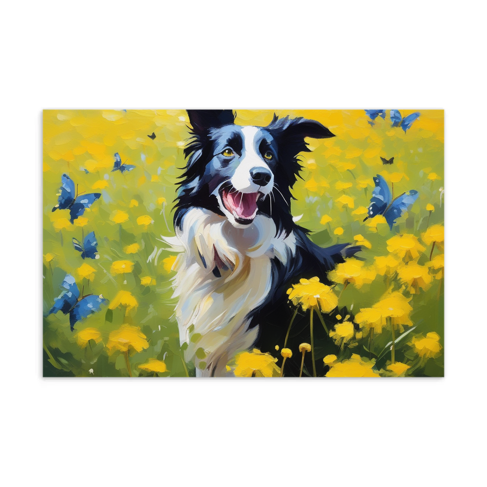 PugMug Custom Border Collie Postcard