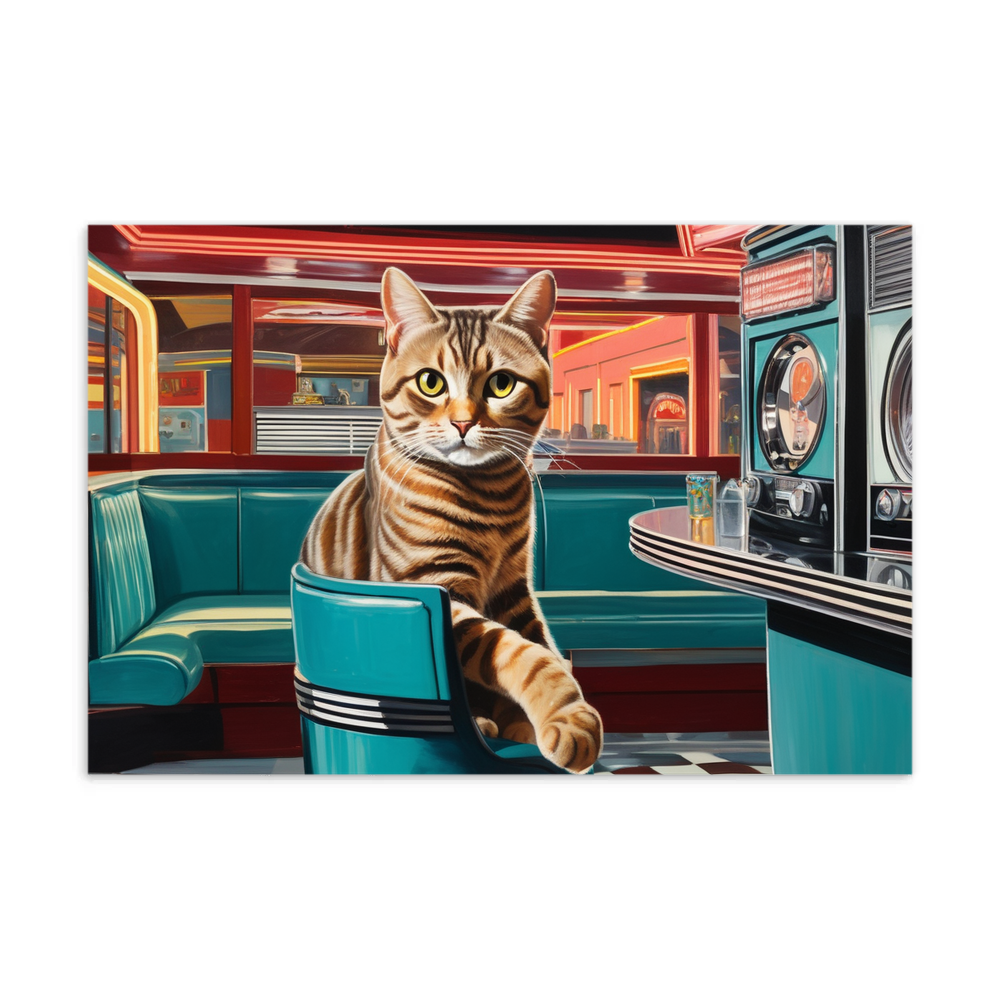 PugMug Custom Tabby British Shorthair Cat Postcard