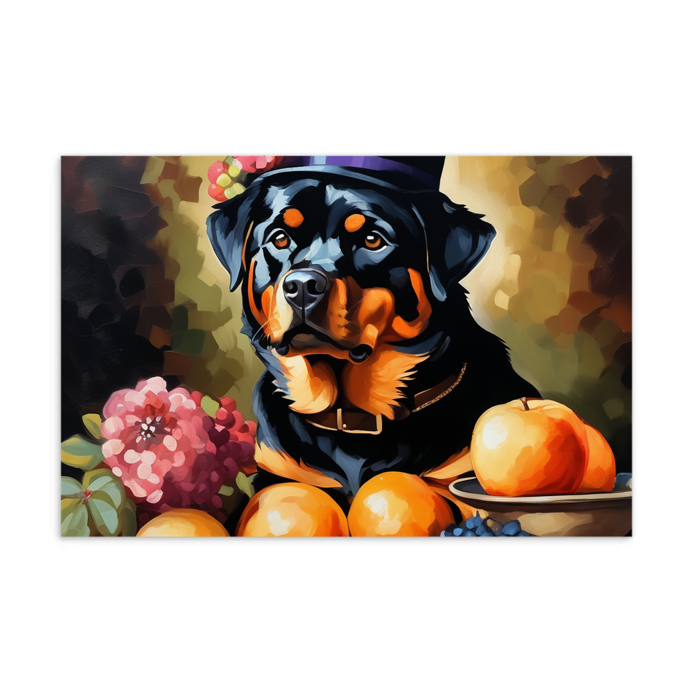 PugMug Custom Rottweiler Postcard